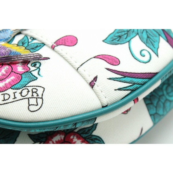 Christian Dior Saddle Bag Multicolor White - Picture 3 of 9